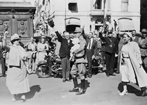 Bernhard Prints: Dutch Royal Family Exiting Their Palace