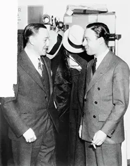 Dutch Schultz with His Attorney J Richard Davis