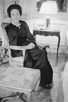 Givenchy Prints: Dutchess Of Windsor Seated In Dress