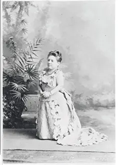 Dwarf Girl Wearing Evening Gown