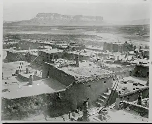 Pueblo Prints: Dwelling of Zuni Tribe of Native Americans