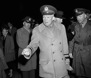Dwight D. Eisenhower Gesturing & Talking