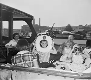 Dwight D. Eisenhower with Grandchildren