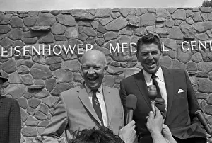 Luncheon Prints: Dwight D. Eisenhower and Ronald Reagan