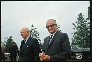 Gettysburg Prints: Dwight Eisenhower and Barry Goldwater on Grounds