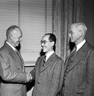 Dwight Eisenhower Congratulates Dr. Hideki Yukawa