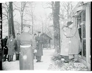 Gettysburg Prints: Dwight Eisenhower Leaving Cabinet Meeting