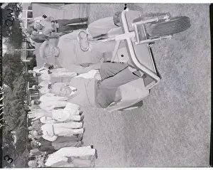 Laurent Prints: Dwight Eisenhower and Louis St. Laurent in Golf Cart