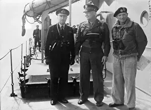 Dwight Eisenhower on Ship