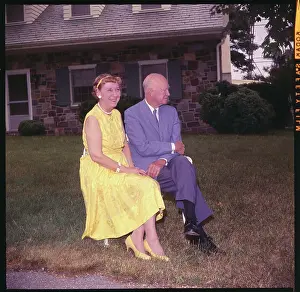 Gettysburg Prints: Dwight Eisenhower and His Wife
