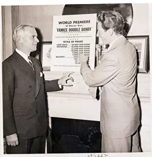Illinois Prints: Dwight Green with War Bond Movie Chart