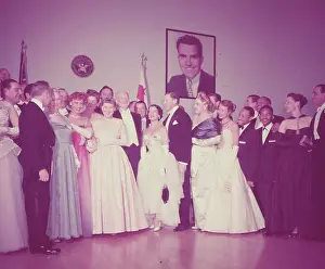 Dwight and Mamie Eisenhower with Movie and Opera Stars
