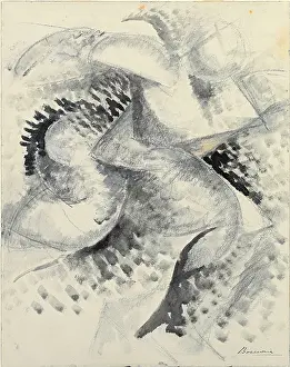 Boccioni Prints: Dynamism Of A Human Body (Dinamismo Di Un Corpo Umano)