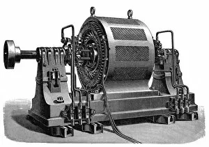 Images Dated 26th April 2016: Dynamo generator, historical illustration
