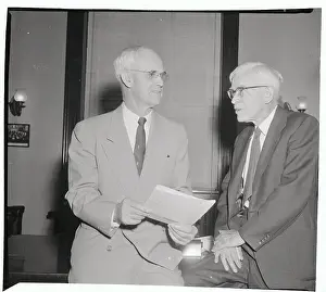 E. Wallace Chadwick Talking with Arthur Watkins