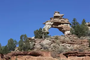 Eroding Prints: Eagle Gate Arch, Kanab, Utah, USA, America