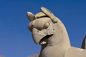 Persian Culture Prints: Eagle-head, Persepolis, Fars Province, Iran