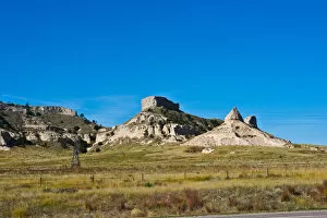 Images Dated 18th October 2015: Eagle Rock, Scotts Bluff National Monument, Scotts Bluff, Nebraska, USA