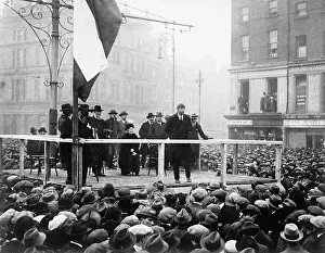 Podium Prints: Eamonu De Valera Speaking