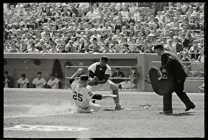 Earl Battey Tagging out Norm Cash