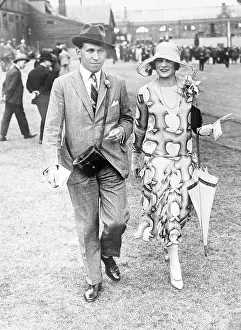 Earl of Carnarvon Strolling with His Wife