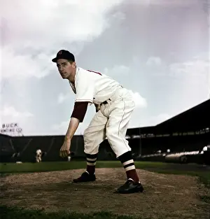 Earl Johnson Throwing the Baseball