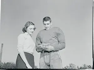 Earl Morrall Signing an Autograph