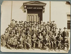 Early Albany Law School Students Posing as Group