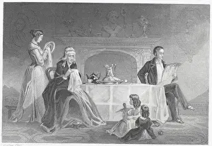 Comfortable Prints: Early American Home Scene
