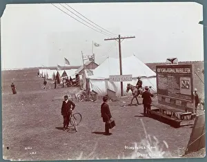 Early American Newspaper Market Camp Site