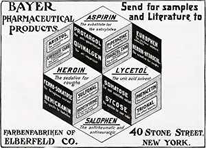 Early Bayer Pharmaceutical Advertisement