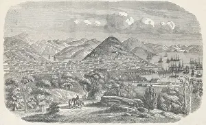 Early Drawing Depicting California Settlements