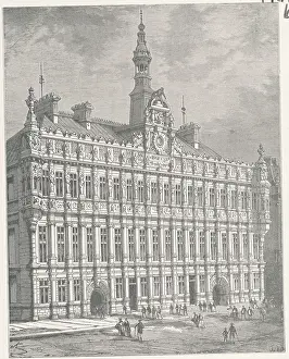 Complexity Prints: Early Drawing of Parisian Government Building