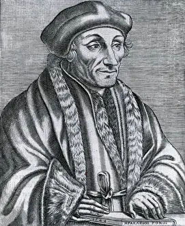 Northern Renaissance Prints: Early Dutch Philosopher Erasmus Desiderius
