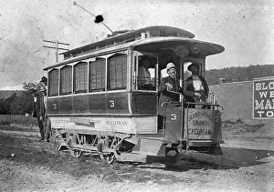 Electric Prints: Early Electric Railroad Car
