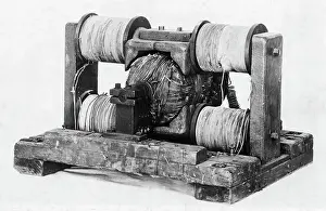 Motor Prints: Early Electrical Motor, Built In 1878