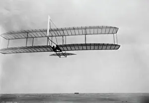 Early Glider During Flight