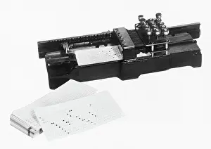 Computer Prints: Early IBM Mechanical Keypunch