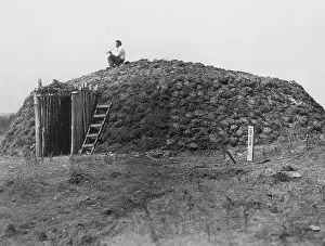 Early Mandan Indian Earth Hut