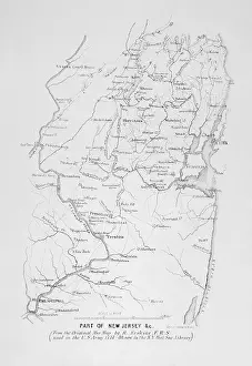 Early Map of New Jersey