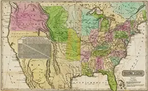Early Map of the United States