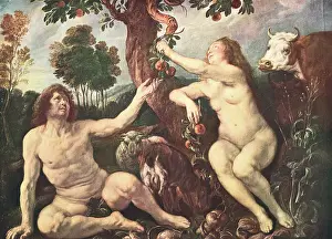 Temptation Prints: Early Painting of Adam and Eve Caricatures in Eden