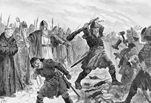 Intimidation Prints: Early Scandinavian Battle Scene