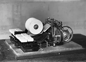 Gear Prints: Early Stenograph Machine