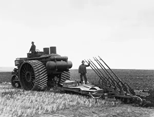 Pulling Prints: Early Tractor Pulling Plow