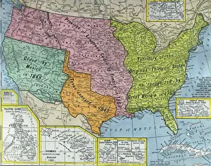 Early United States Map
