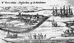 Fixdate Prints: Early View Of Colonial New York