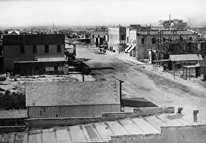 Unpaved Road Prints: Early View of Las Vegas, Nevada