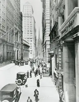 Early Wall Street in New York City
