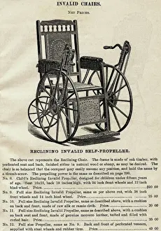 Early Wheelchair Advertisement